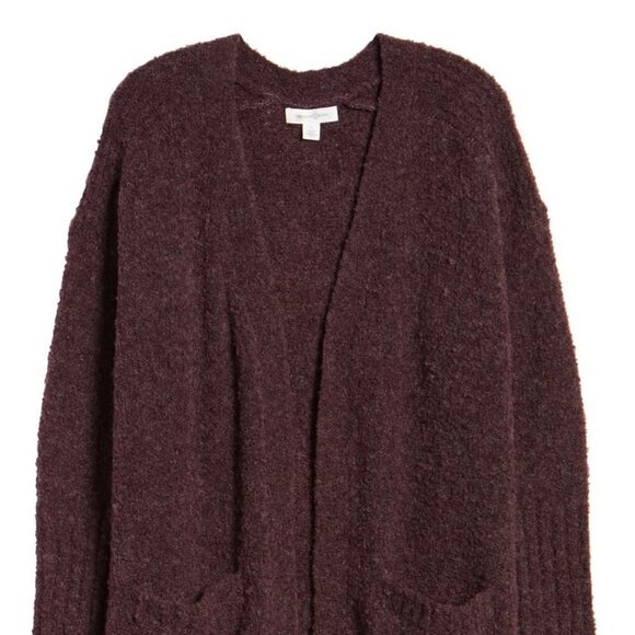 TREASURE Bond Cardigan New BNWT Cozy Dark Purple - Picture 2 of 13
